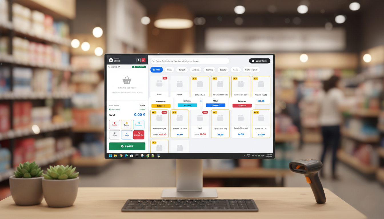 Brillo POS Application Screen